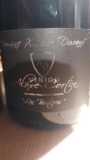 Bourgogne Aloxe-Corton Domaine Xavier Durand Les Boutières 2016