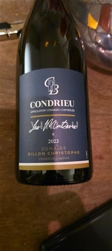 Údolí Rhôny Condrieu Domaine Billon Christophe Les Matisses 2023