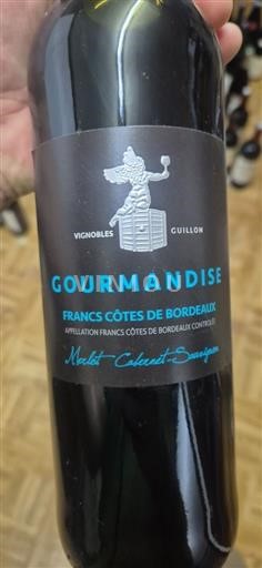 Bordeaux Francs Côtes de Bordeaux Vignobles Guillon Gourmandise Non-Vintage