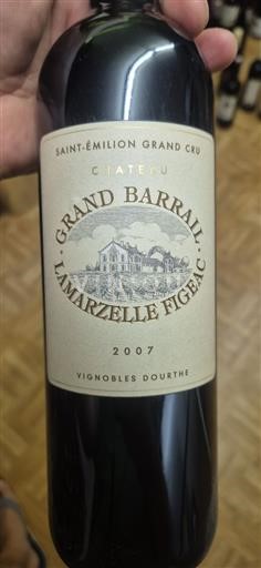 Bordeaux Saint-Émilion Grand Cru Château Grand Barrail Lamarzelle Figeac 2007