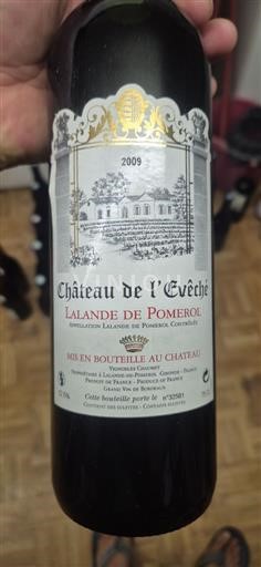 Bordeaux Lalande-de-Pomerol Château L'Évêché 2009