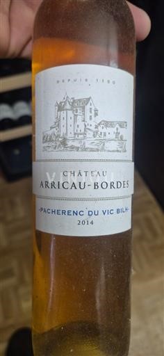Sud-Ovest Pacherenc-du-vic-bilh Château Arricau-Bordes 2014