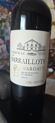 Bordeaux Margaux Château Les Barraillots 2023