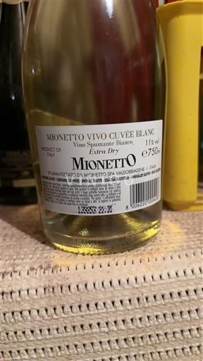 Veneto Prosecco Mionetto Vivo Blanc Niet-geïntegreerd