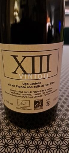 Languedoc Saint-Chinian Ugo Lestelle XIII 2022
