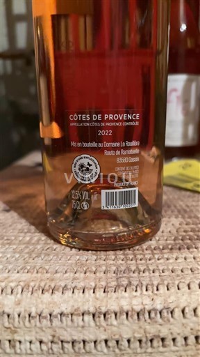 Provansa Côtes-de-Provence Domaine La Rouillère 2022