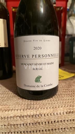 Vallée de la Loire Muscadet-sèvre-et-maine Domaine La Combe Réserve Personnelle 2020