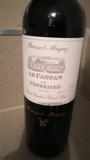 Bordeaux Saint-Émilion Grand Cru Fombrauge Le Cadran de Fombrauge 2016