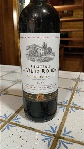 Bordeaux Médoc Château Le Vieux Roudey 2016