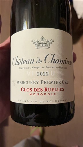 Borgogna Mercurey Premier Cru Château Chamirey Clos des Ruelles Monopole 2022