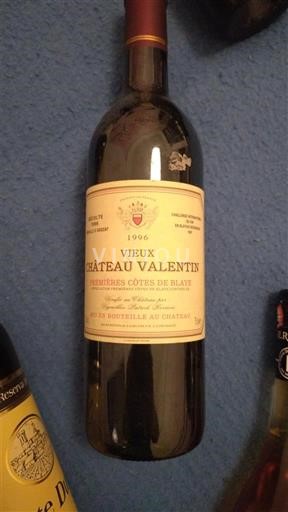 Bordeaux Niet gespecificeerd Château Vieux Château Valentin 1996