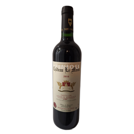 Bordeaux Castillon Côtes de Bordeaux Château Le Maine 2016