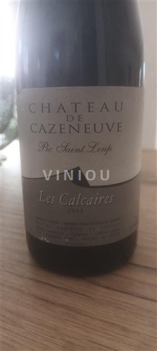 Languedoc Pic-saint-loup Château Cazeneuve Les Calcaires 2008