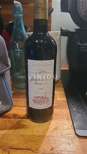 Bordéus Lussac-Saint-Émilion Château Moulin de Bouty Prestige 2011