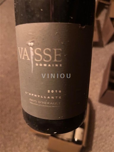 Languedoque Não especificado Domaine Vaïsse L'Aphyllante 2016
