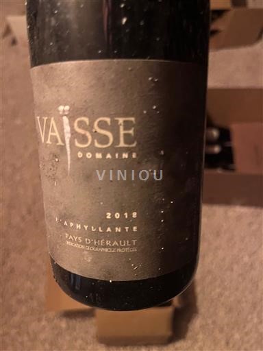 Languedoque Não especificado Domaine Vaïsse Aphyllante 2018