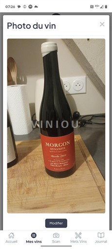 Beaujolais Morgon Domaine Bouland Les Delys 2021