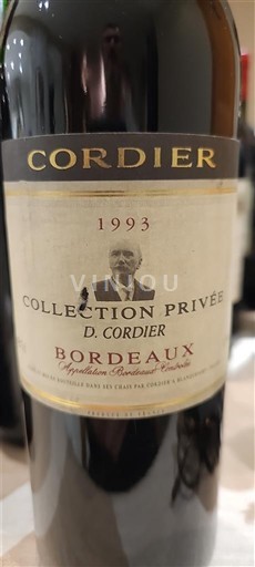 Bordeaux Cordier Collection Privée D. Cordier 1993