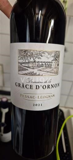 Бордо Пессак-Леоньян Domaine La Grâce d'Ornon 2021