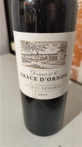 Bordeaux Pessac-Léognan Domaine La Grâce d'Ornon 2021