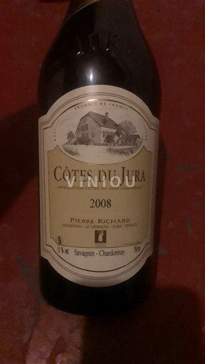 Jura Côtes-du-jura Pierre Richard 2008