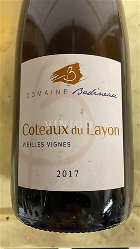 Loiredalen Coteaux-du-Layon Domaine Bodineau Vieilles Vignes 2017