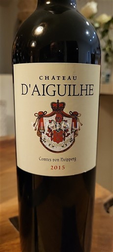 Bordeaux Castillon-côtes-de-bordeaux Château Aiguilhe 2015
