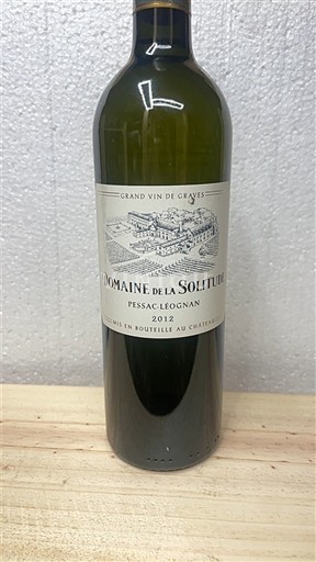 Bordeaux Pessac-Léognan Domaine La Solitude 2012