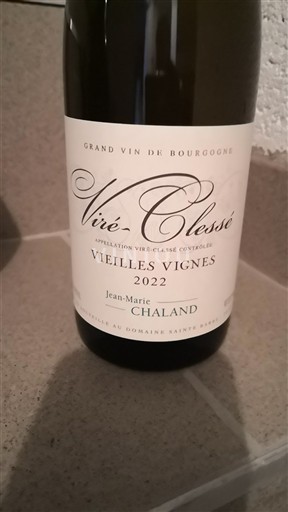 Burgundsko Viré-Clessé Jean-Marie Chaland Vieilles Vignes 2022