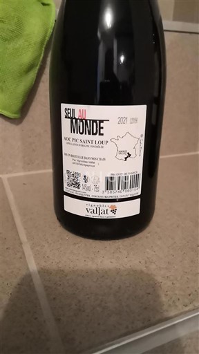 Languedoc Pic-saint-loup Vallat Seul au Monde 2021