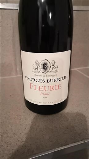 Beaujolais Fleurie Georges Burrier Poncié 2018