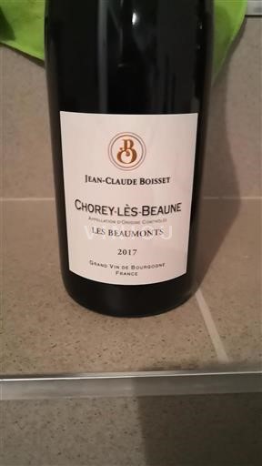Borgonha Chorey-lès-Beaune Jean-Claude Boisset Les Beaumonts 2017
