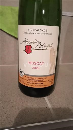 Elsass Alexandre Arbogast Muscat 2022