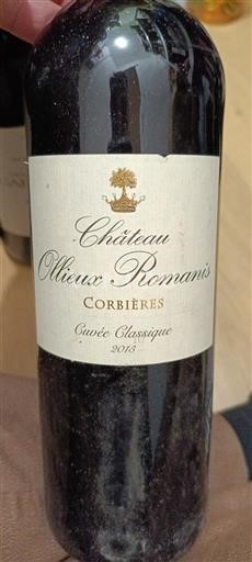 Languedoc Corbières Château Ollieux Romanis Classique 2015