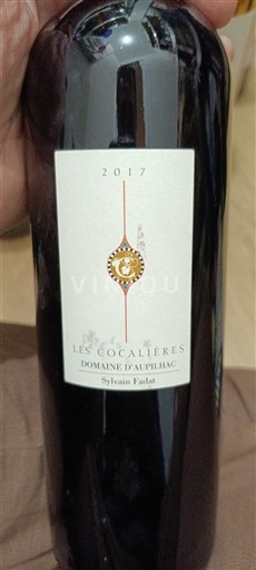 Languedoc Domaine Aupilhac Les Cocalières 2017