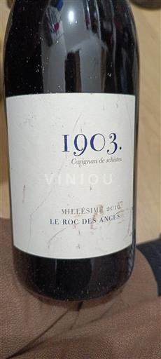 Languedoc and Roussillon Côtes Catalanes Le Roc des Anges 1903 Carignan de schistes 2016