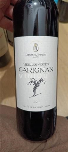 Bekaa Không xác định Domaine S Tourelles Vieilles Vignes Carignan 2021