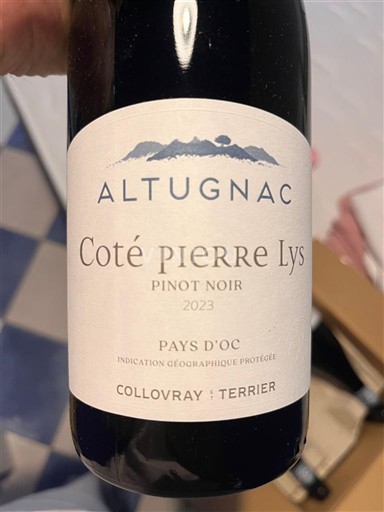 Languedoc og Roussillon Pays d'Oc Altugnac Coté pierre Lys 2023