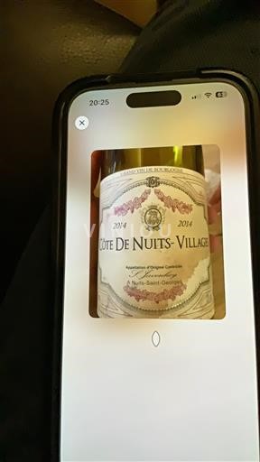 Burgundsko Côte de nuits villages Domaine Javouhey 2014