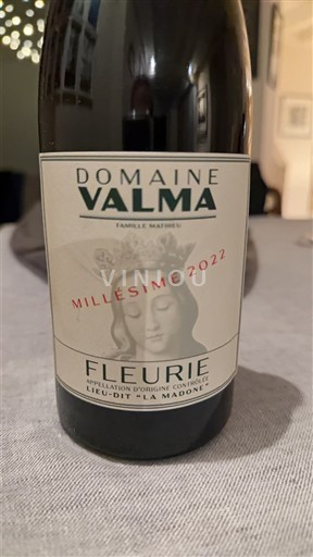 Beaujolais Fleurie Domaine Valma Lieu-dit La Madone 2022