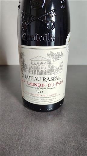 Valle del Ródano Châteauneuf-du-Pape. Château Raspail 2022