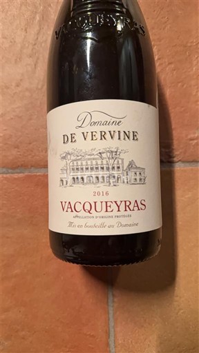 Rhône-dalen Vacqueyras Domaine Vervine 2016