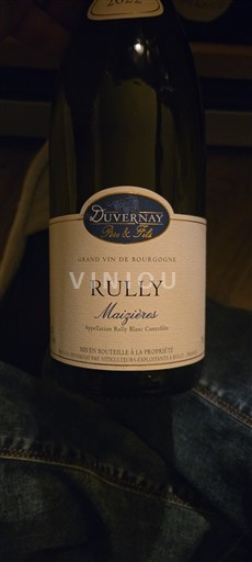 Burgundsko Rully Duvernay Père et Fils Mazières 2022