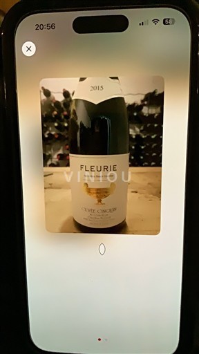 Beaujolais Fleurie Claudius Morand Cinquin 2020
