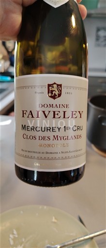 Bourgogne Mercurey Premier Cru Domaine Faiveley Clos des Myglands Monopole Non Millésimé