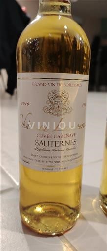 Bordeaux Sauternes Château Laurens Cazenave 2010