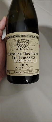 Bourgogne Chassagne-Montrachet Premier Cru Louis Jadot Les Embazées 2019