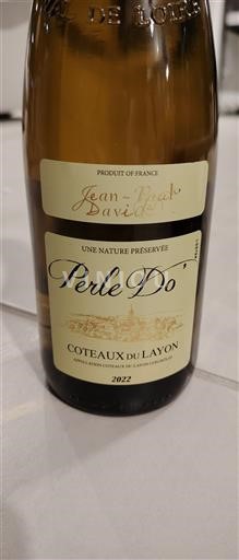 Údolí Loiry Coteaux-du-Layon Jean-Paul David Perle d'Or 2022