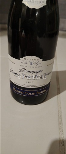 Borgonha Não especificado Maison Colin Seguin Tradition 2017