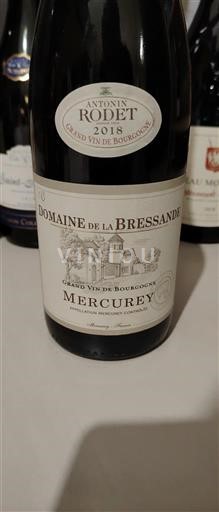 Burgundsko Mercurey Domaine La Bressande 2018